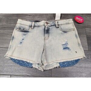 Women's Juniors Bongo Distressed Jean Shorts Size 3 NWT